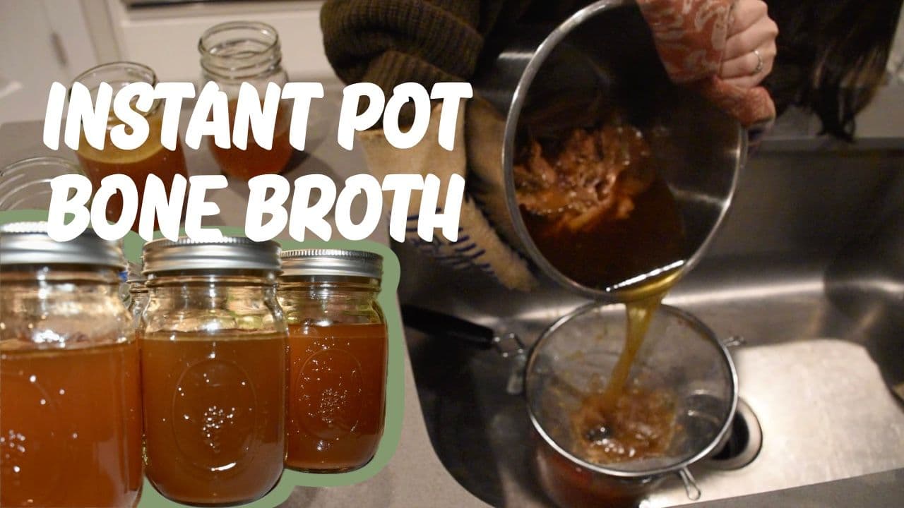 Instant Pot Bone Broth (Easy, From-Scratch)